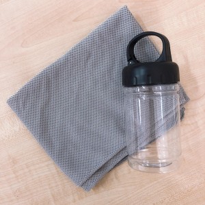 Sports Grey Towel in Tube